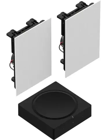 Zestaw AMP + 2x IN-WALL BY SONANCE | Moc dźwięku | SONOS