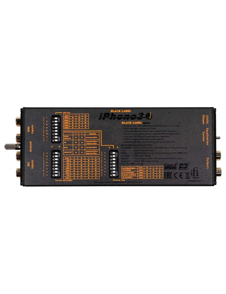 Przedwzmacniacz gramofonowy iPhono3 Black Label | IFI AUDIO