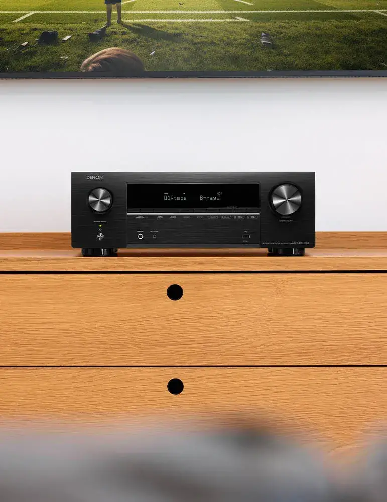 Denon AVR-X1800H DAB | Amplituner 8K i dźwięk 3D | DENON