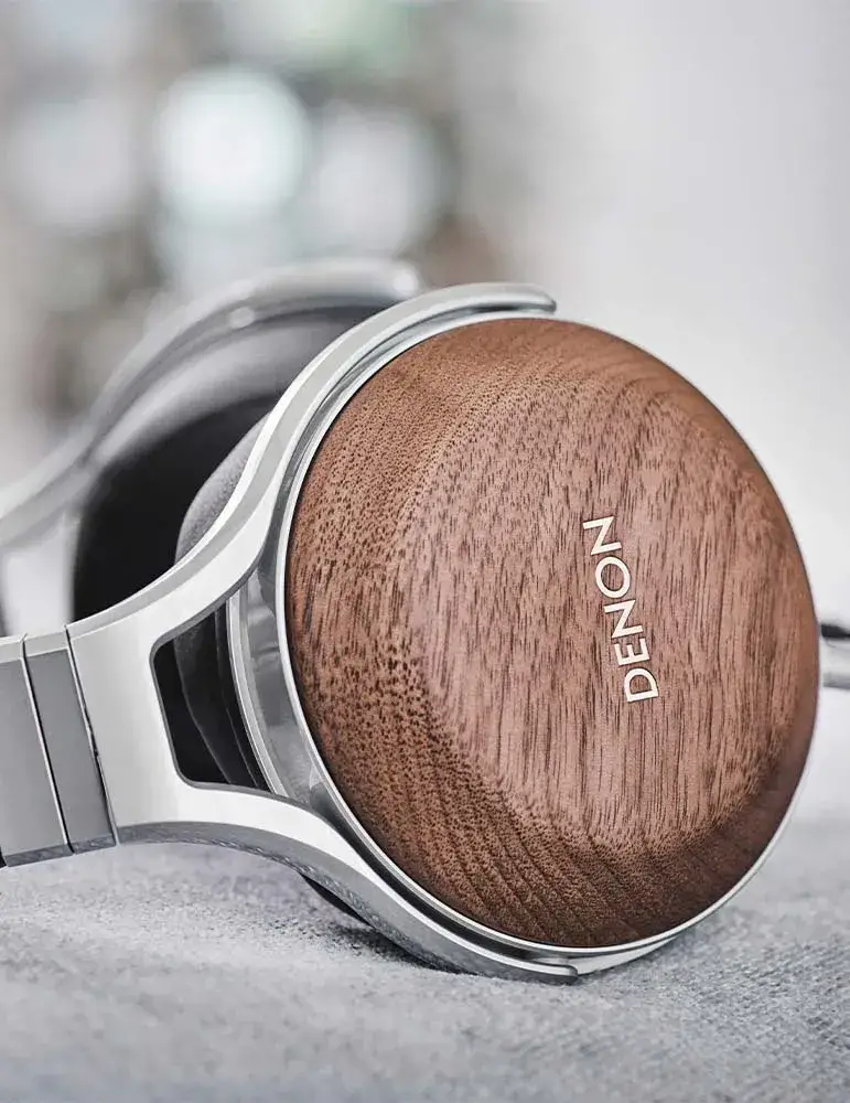 Słuchawki Denon AH-D7200 | Precyzyjny dźwięk | Orzech włoski