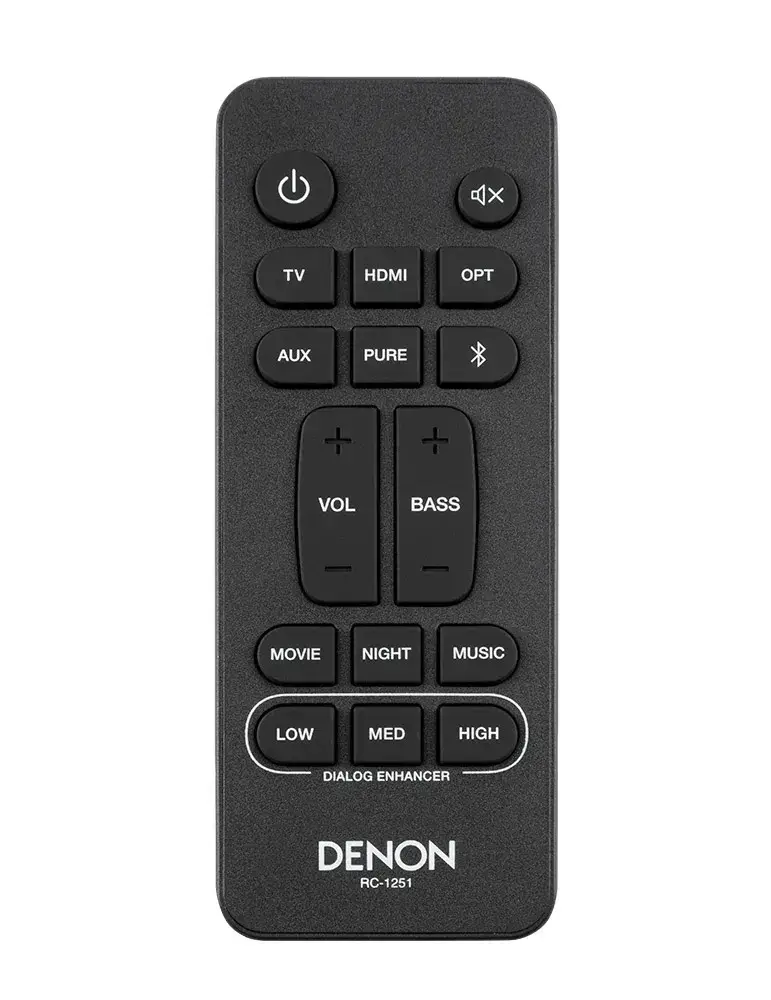 Soundbar Denon DHT-S218 | Dolby Atmos | Wbudowane subwoofery
