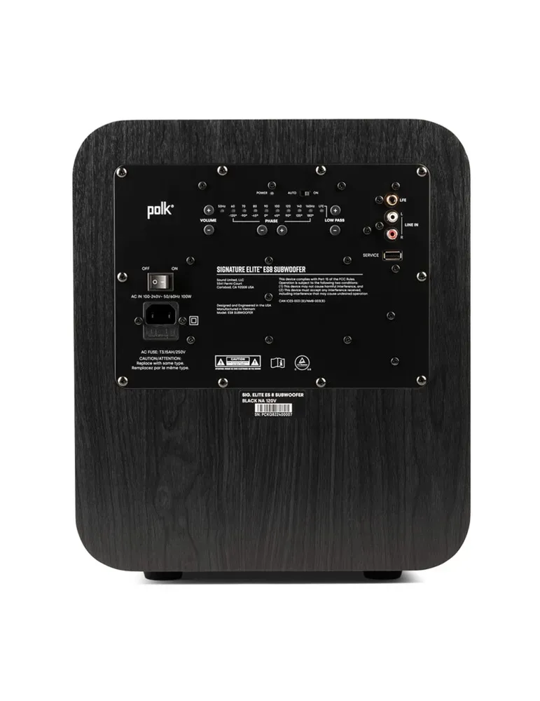 Subwoofer Polk Audio ES8 | Mocny bas | Signature Elite