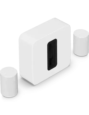 Zestaw audio Sonos Sub 4 i 2x Era 100 | Mocny bas | SONOS 2
