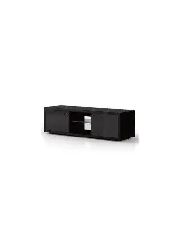 Szafka AV JRA150-SW-SG-BG | Czarna, szkło | SPECTRAL