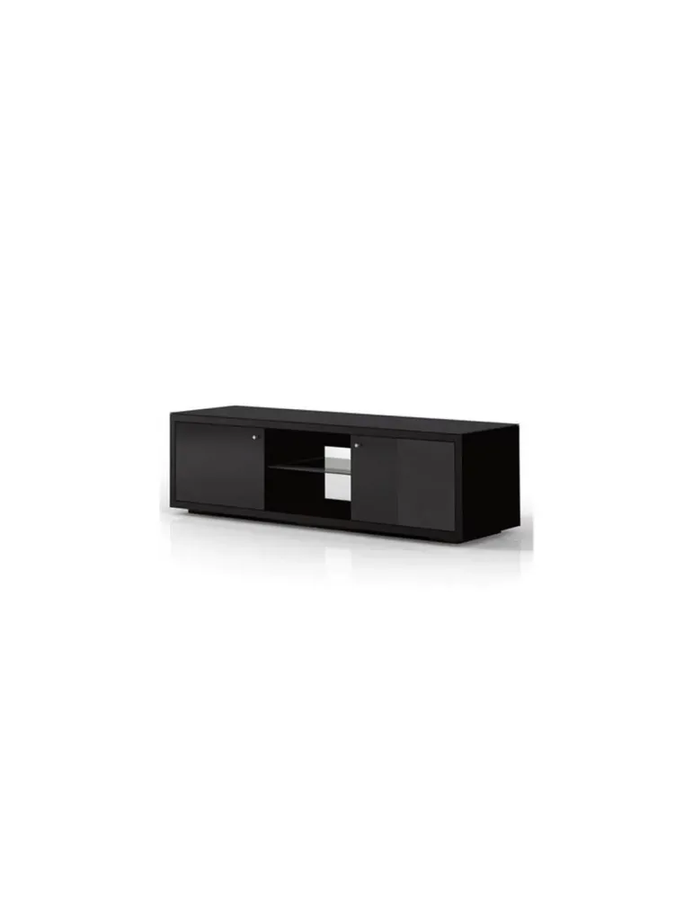 Szafka AV JRA150-SW-SG-BG | Czarna, szkło | SPECTRAL
