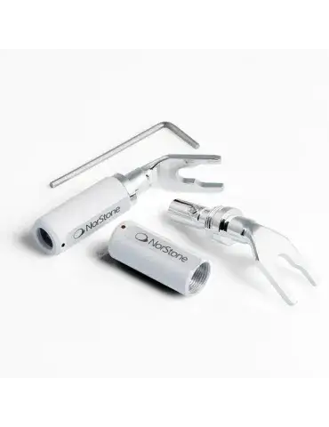 Norstone Spade Connector – wtyki typu „widły” do kabli głośnikowych (4 szt.)