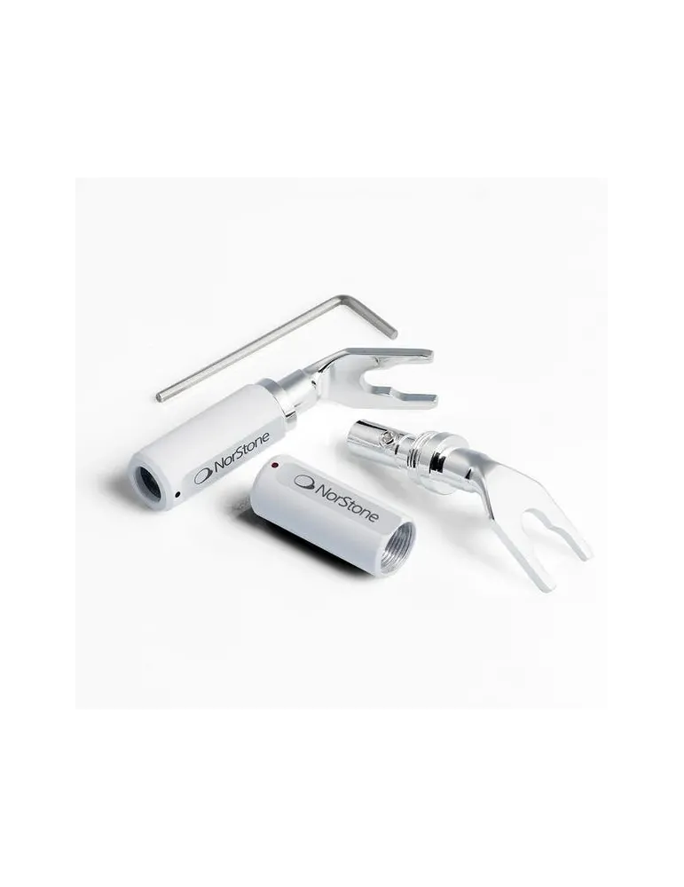 Norstone Spade Connector – wtyki typu „widły” do kabli głośnikowych (4 szt.)