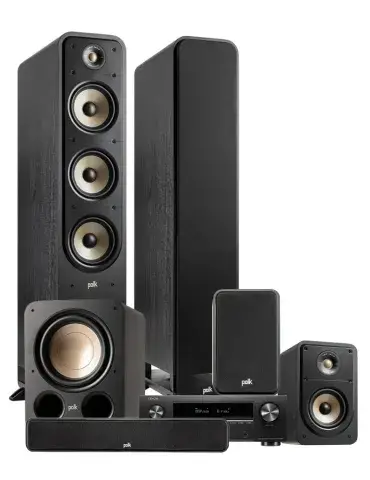 Denon AVR-X1800H + Polk Audio ES60/ES15/ES35C/HTS 10 – Kino domowe 8K
