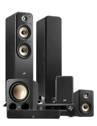 Denon AVR-X1800H + Polk ES55/ES15/ES35C/HTS 10 – Kino domowe Dolby Atmos