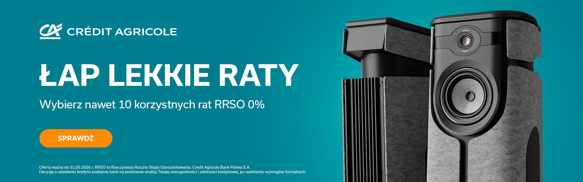 Promocja Credit Agricole - Kup na raty 0%