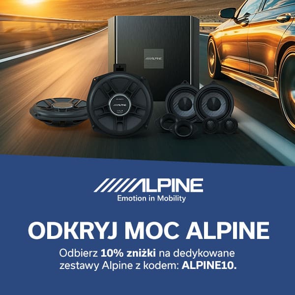 Promocja Alpine -10% na dedykowane zestawy