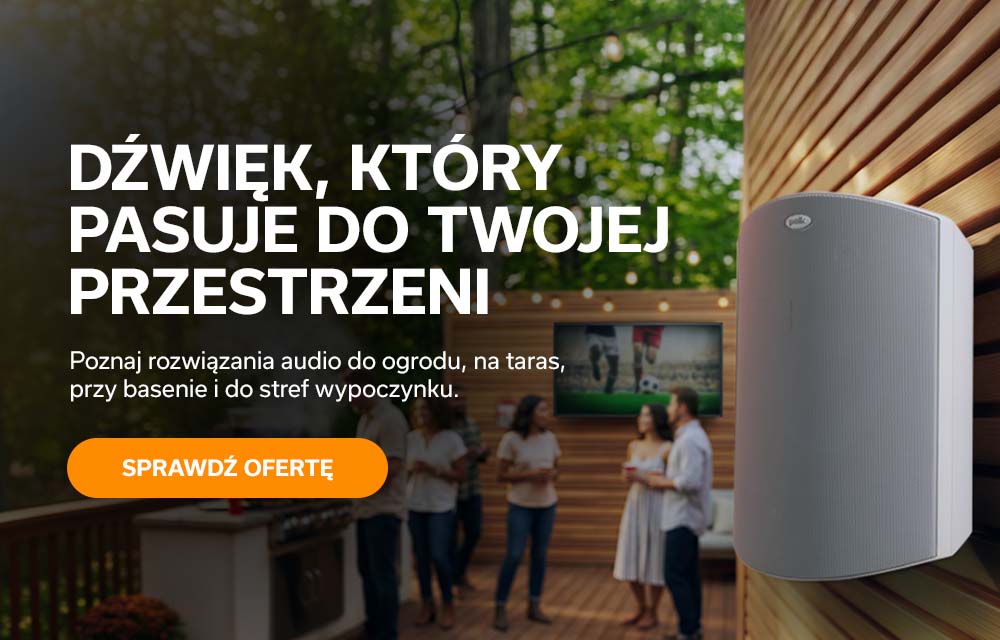 Głośniki zewnętrzne - kampania promująca kategorię