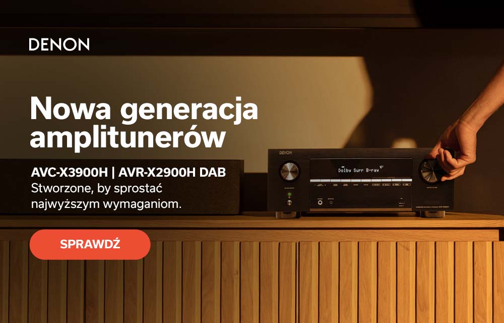 Nowe amplitunery kina domowego Denon