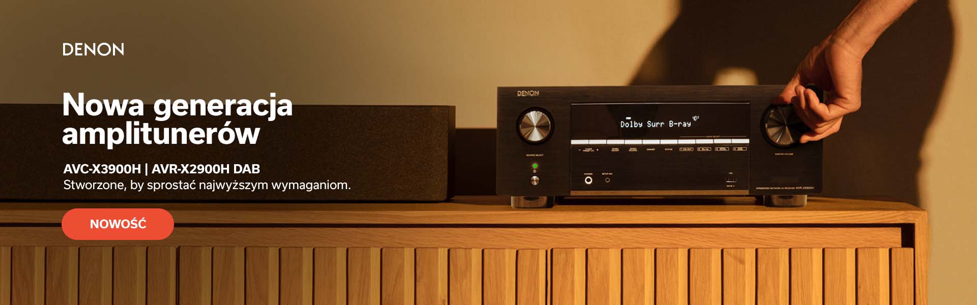 Nowe amplituner kina domowego Denon