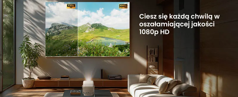 Obraz Full HD 1080p i żywe kolory w JMGO N1S Nano