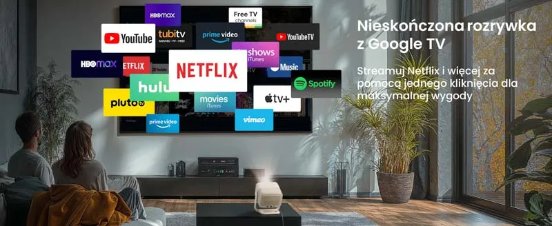 Google TV 3.0 w projektorze JMGO N1S Nano