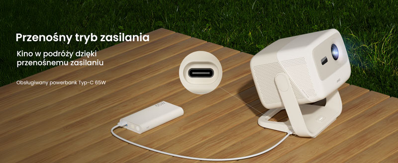 Zasilanie USB-C i mobilność JMGO N1S Nano