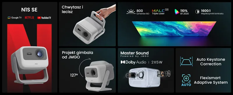 JMGO N1S SE w pokoju