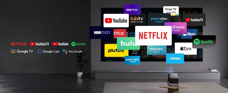 Google TV w JMGO N1S Ultimate