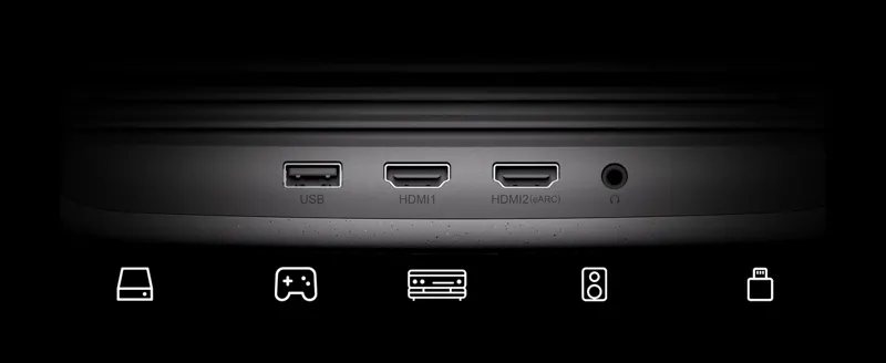Złącza HDMI w JMGO N1S Ultimate